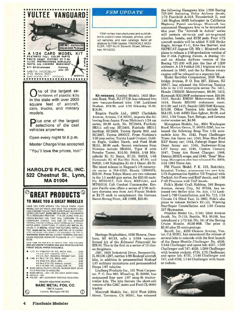 FineScale Modeler 1983-Spring (Vol01-03)